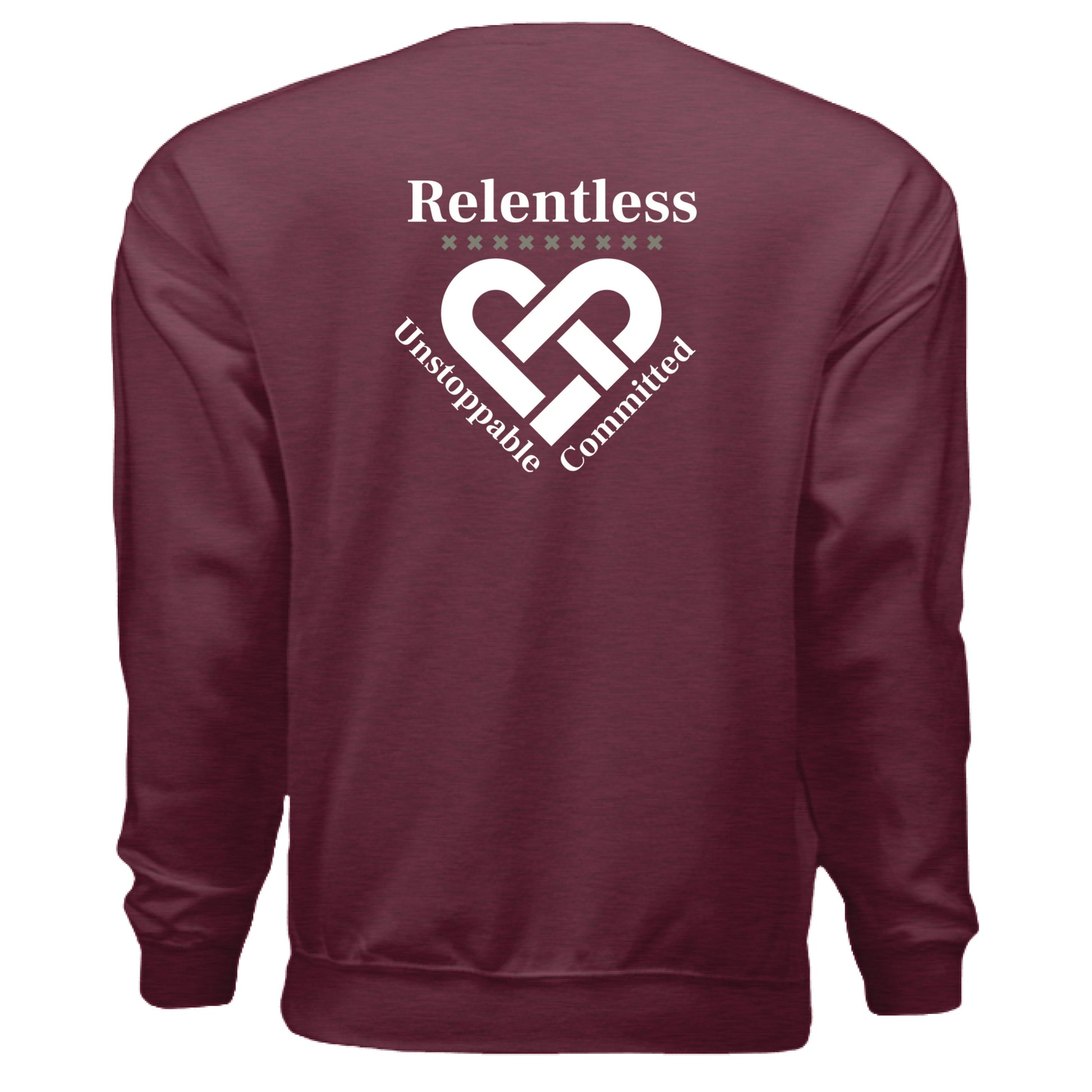 Heather Sport Dark Maroon - BACK